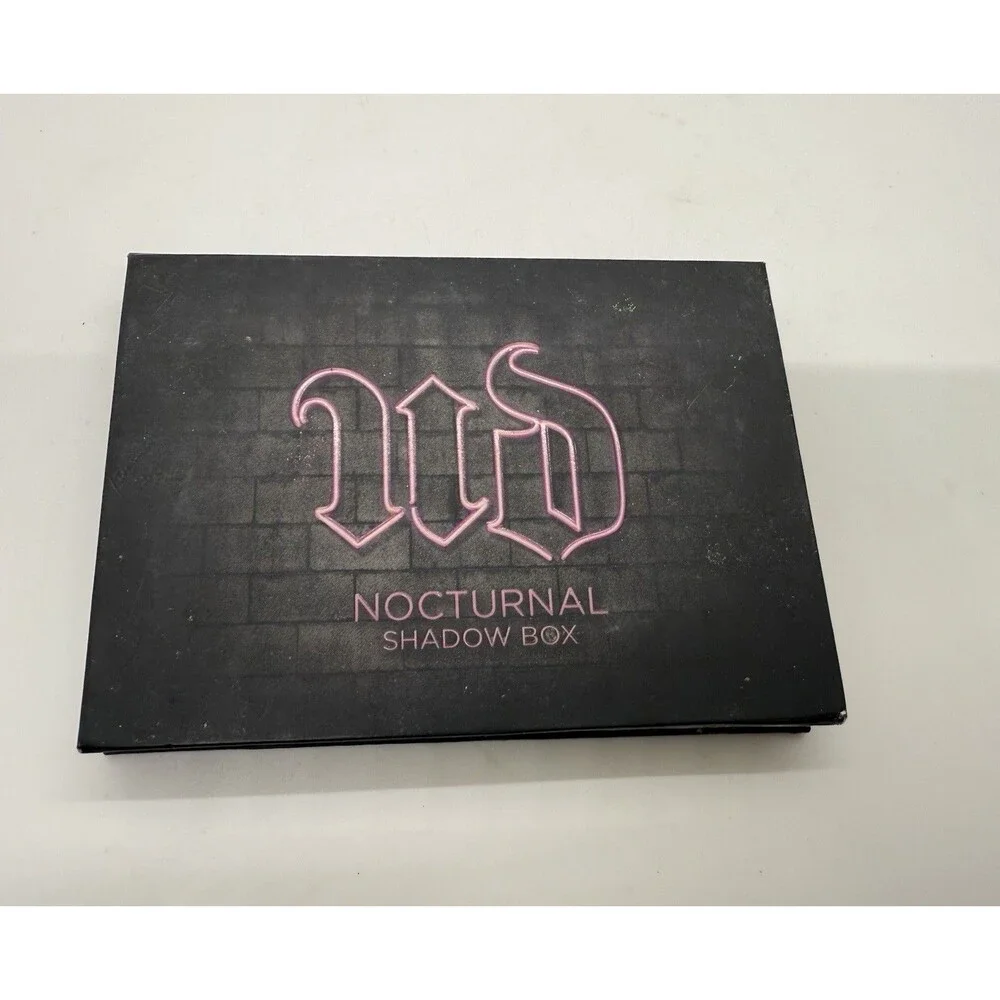 Urban‎ Decay Eyeshadow Palette Nocturnal Shadow Box & 7 Brushes Blue Read Descrp